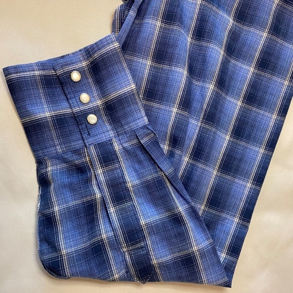 Wrangler-Men's Western Shirt-Blue Plaid-Long Sleeve Button Up-Pearl Snaps-Large‎ - Picture 10 of 10